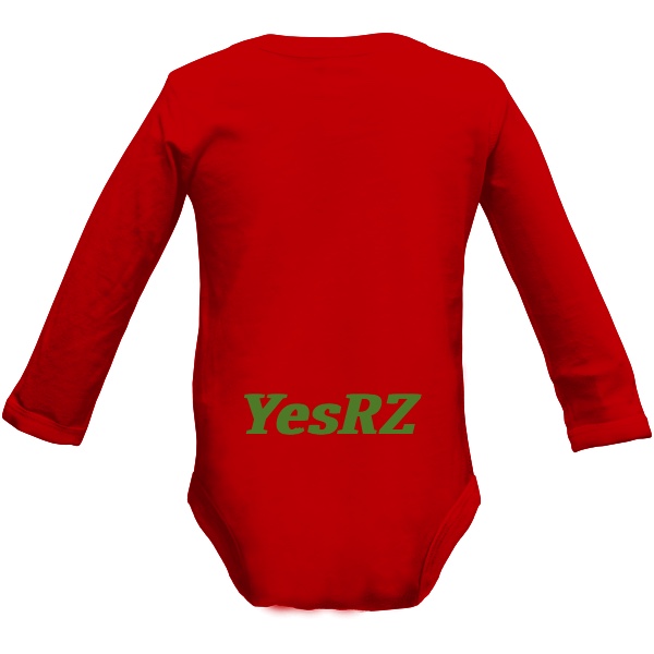 First Edition Yes for babies in red